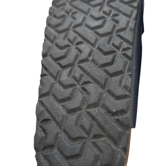 Aerothotic Navy Blue Double Strap Orthotic Slide Sandals - Size 39 / 8 - Picture 6 of 6